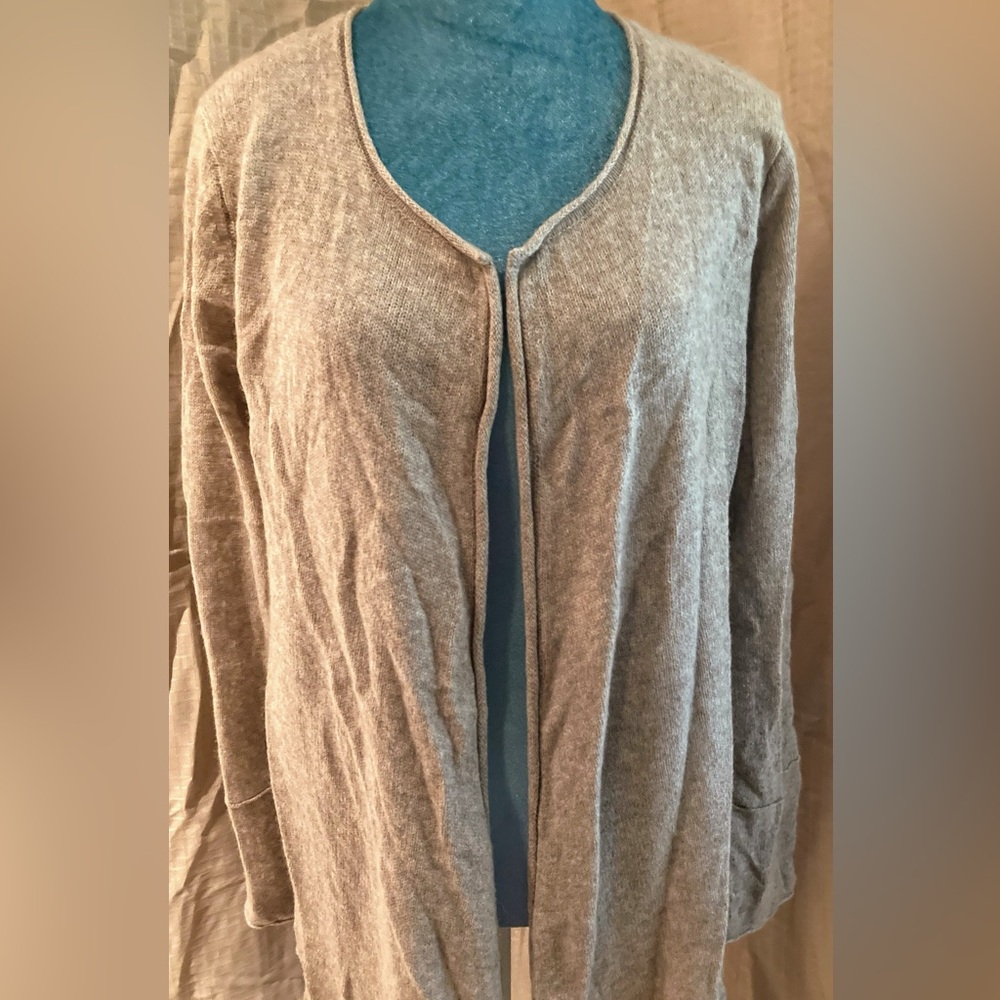 Magaschoni Beige Cashmere Cardigan women SzM